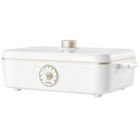 适盒A4BOX多功能料理锅烤肉电烤炉 网红小火锅烧烤蒸煮一体锅家用