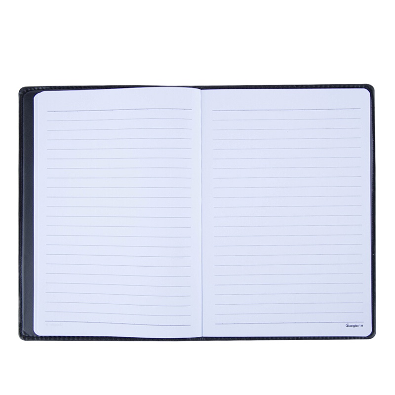 广博(GuangBo) GBP16731 16K/70张皮面记事本子文具笔记本记事薄 黑色