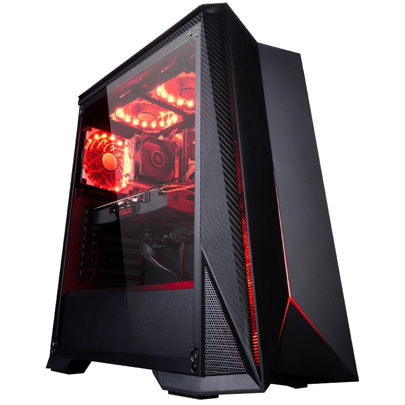 攀升i7 10700F/RTX2060 SUPER 8G/500GB NVMe硬盘/16GB内存 游戏主机 台式电脑主机 高配组装机 高端水冷主机