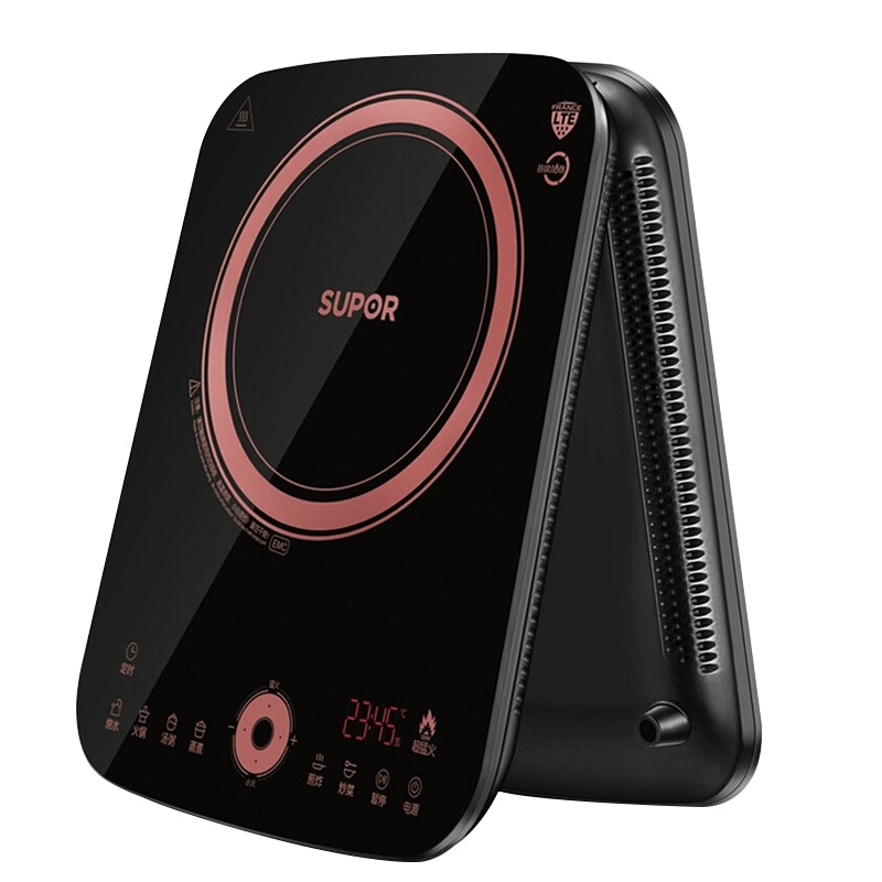 苏泊尔(SUPOR) 电磁炉超猛火 电磁炉 榉木手柄 触控式 黑色微晶面板 10档大火力IM06-220