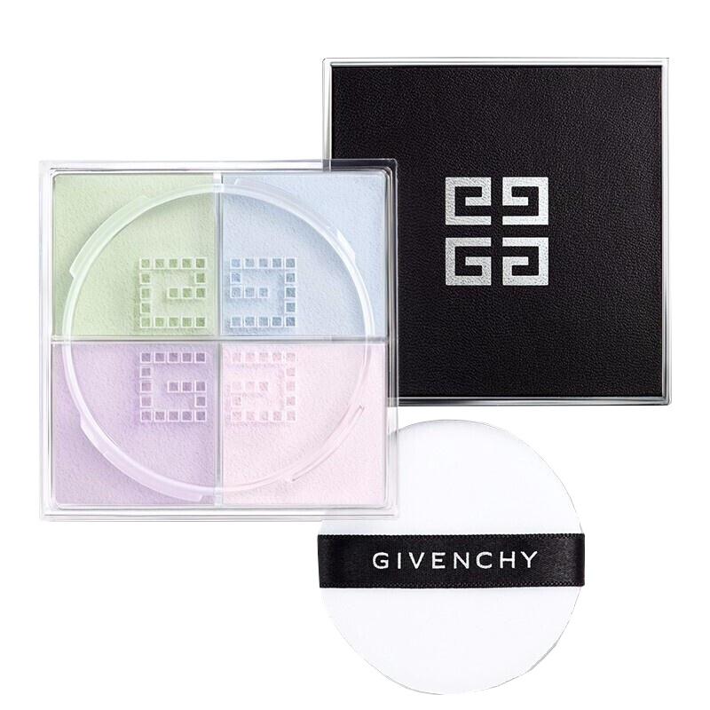纪梵希(GIVENCHY)散粉百搭滤镜四宫格散粉控油蜜粉轻盈无痕明星四色散粉蘑菇散粉2g 分装