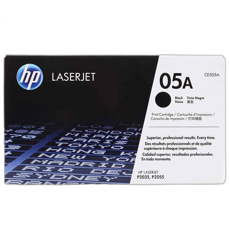 HP 黑白激光打印机硒鼓CE505A/05A黑色(单位:个)