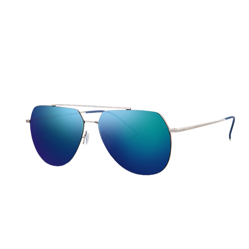 BOLON暴龙偏光太阳镜男士复古金属框蛤蟆镜时尚全框墨镜的开车眼镜BL8011