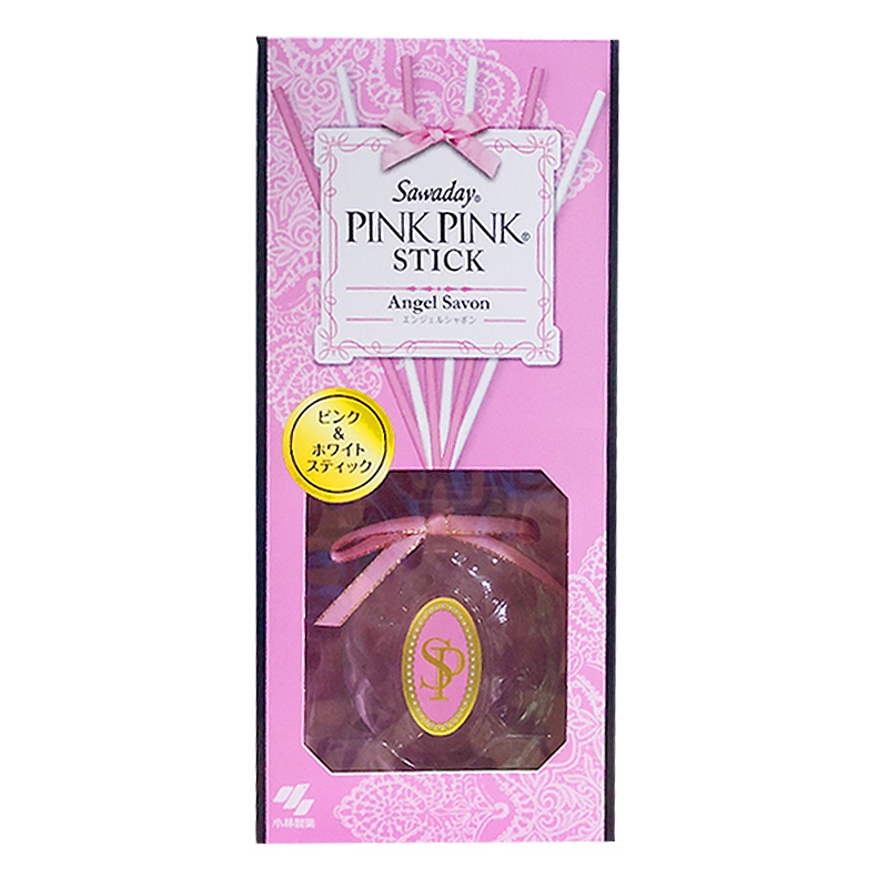 小林制药(KOBAYASHI) 日本原装 SawadayPinkPink消臭元 空气清新剂芳香剂70ml 天使皂香