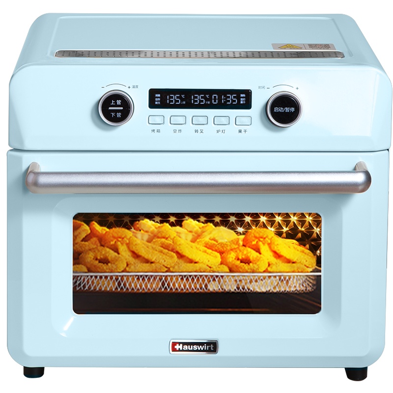 海氏电烤箱K5蓝色 空气炸烤箱家用无油薯条机电烤箱低脂高颜值多功能自动烘烤