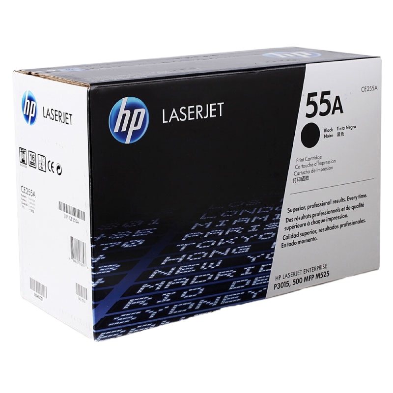 惠普(HP) CE255A 55A 黑色原装 LaserJet 硒鼓 ·(适用LaserJet P3015)