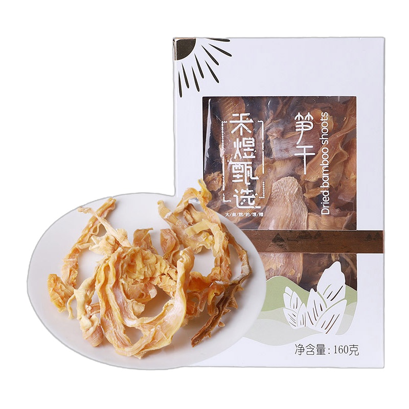 禾煜甄选盒装笋干160g