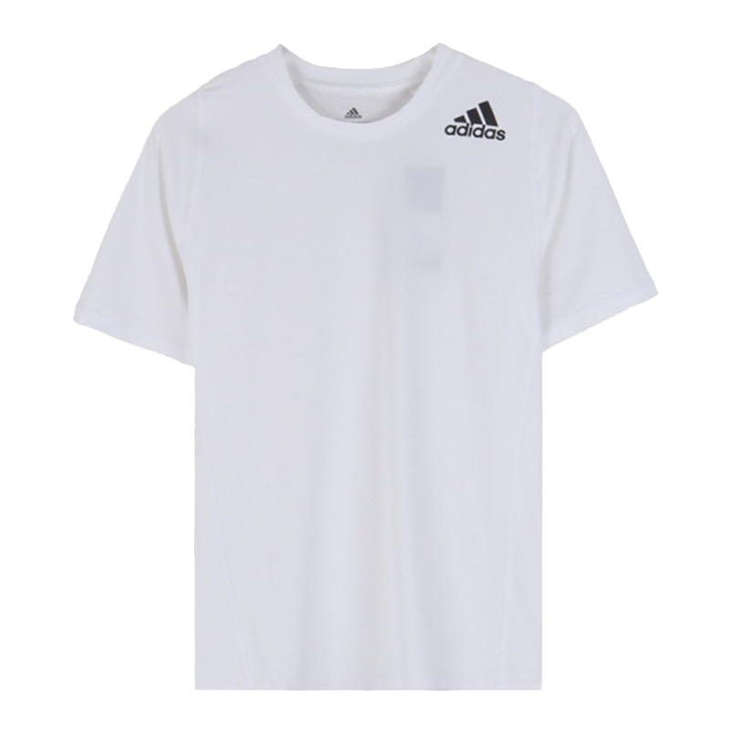 阿迪达斯短袖男装夏秋季运动上衣透气半袖T恤CW1960