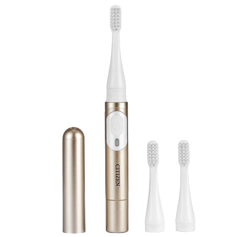 西铁城 软毛电动牙刷声波震动智能牙刷EHS313金色