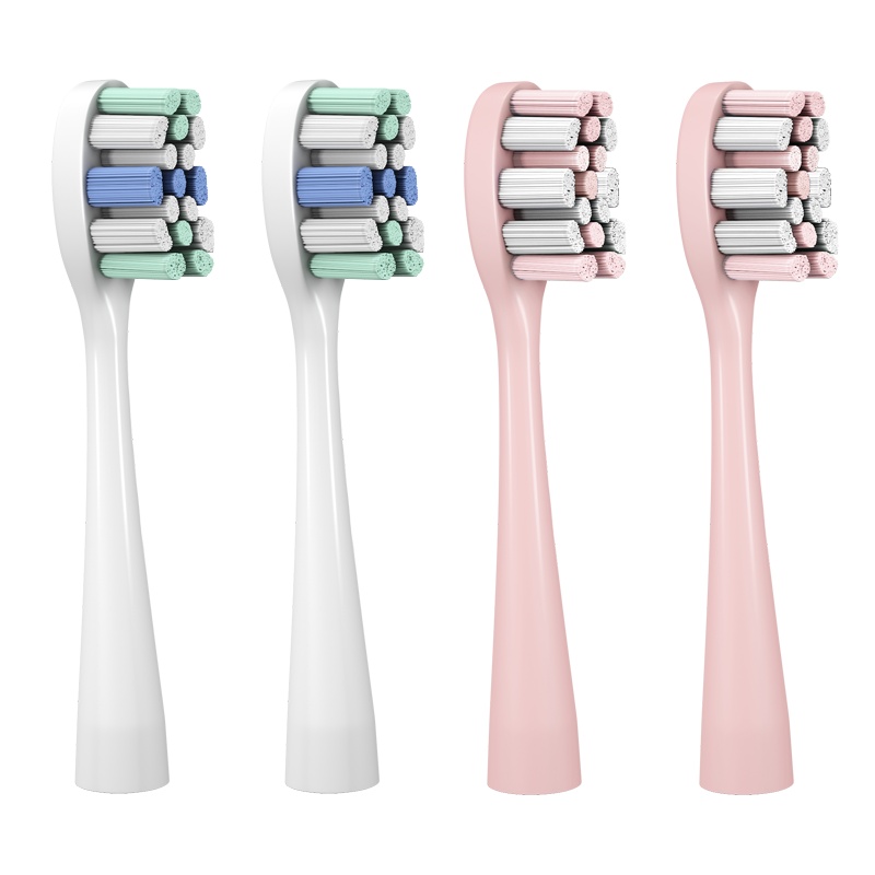 适用usmile 电动牙刷头 Y1/U1/U2/U3 通用成人替换呵护软毛清洁刷头[8只装]