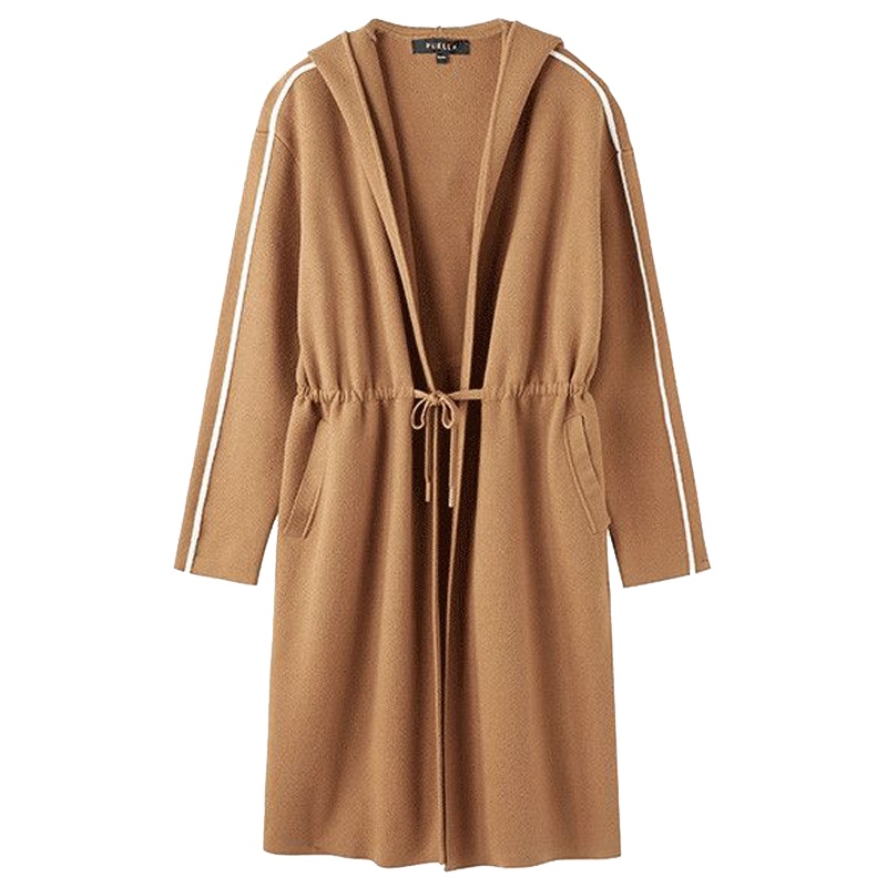 【专柜同款】拉夏贝尔毛针织衫女韩版宽松气质慵懒风长袖针织开衫上衣外套20012589