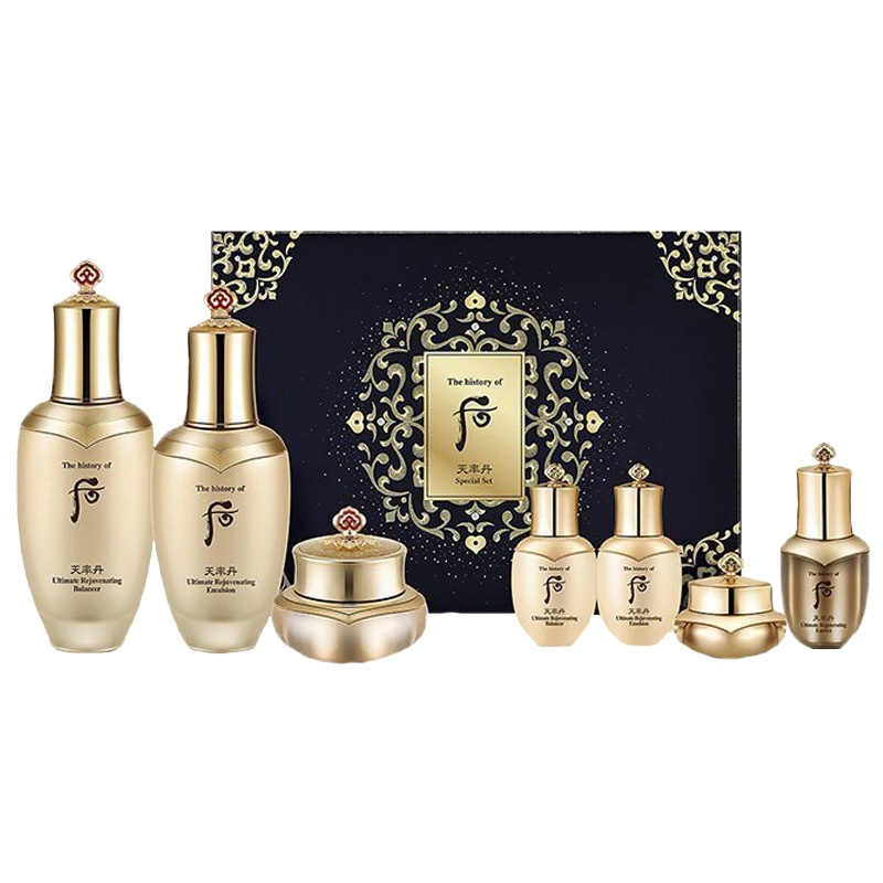 [绽现年轻活力]Whoo 后 天率丹 套盒 和率滋养 层层奢养