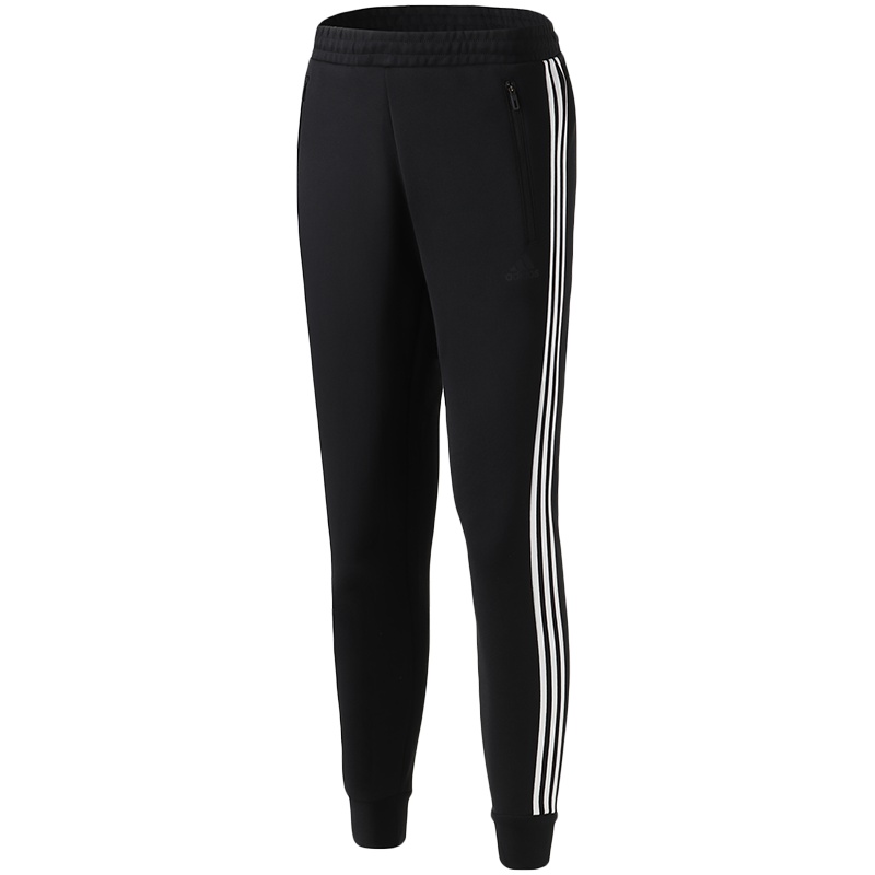 adidas男服运动长裤收口休闲运动服DW4647 L DW4647黑色