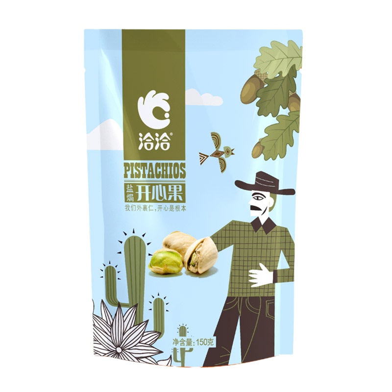 洽洽 盐焗味开心果 休闲零食小吃 每日坚果 开心果150g