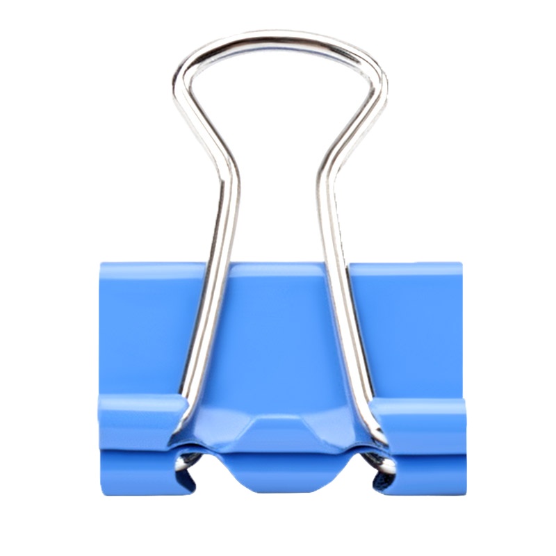 15mm彩色长尾夹子燕尾夹票夹办公用品