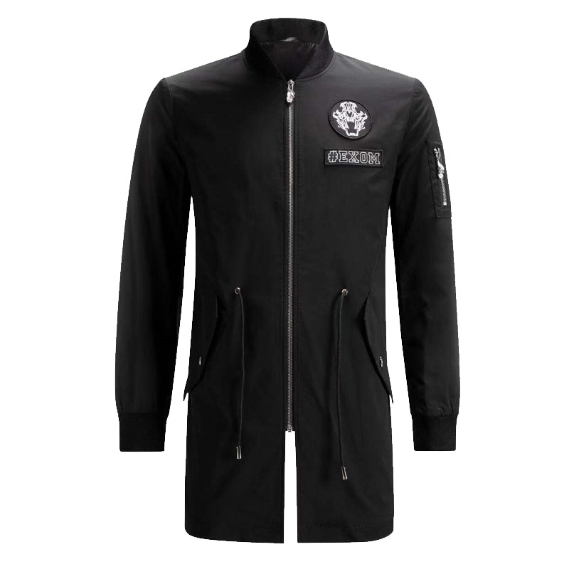 2019四季经典牛津棒球衫领风衣