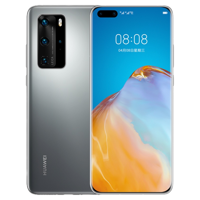 华为/HUAWEI P40 Pro 8GB+256GB 冰霜银 麒麟990 5G 移动电信联通5G全网通手机