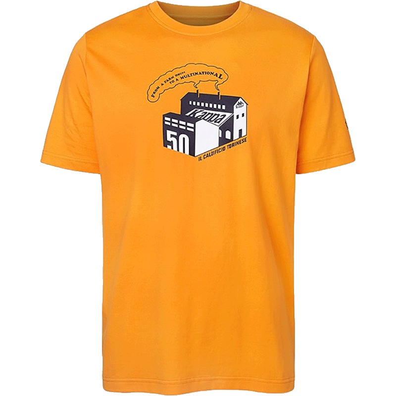 卡帕（Kappa）运动男款半袖短袖休闲舒适透气印花T恤K0912TD69