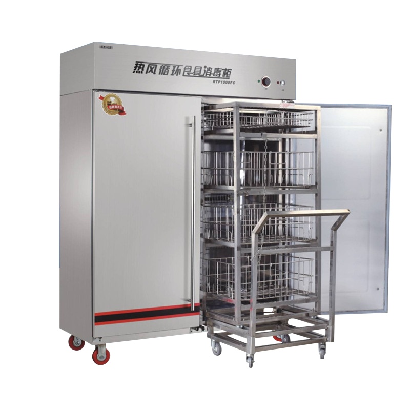 亿高(EKOA)消毒柜 RTP1000FC 商用热风循环高温柜,红外线高温消毒;立式消毒柜,符合二星级消毒标准;