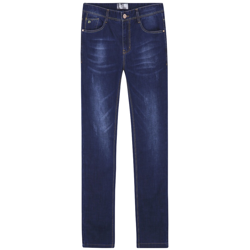 HODO 红豆男装 春秋男士牛仔裤休闲修身微弹舒适水洗牛仔长裤男