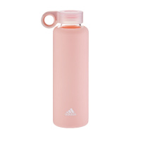 阿迪达斯(adidas)玻璃水杯 耐热水杯男女学生茶杯便携式户外健身运动水壶410ml