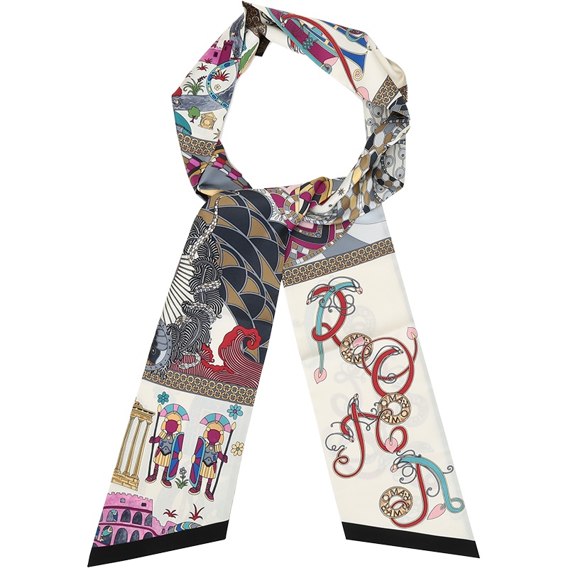 BVLGARI 宝格丽 女士HERITAGE系列丝质丝巾围巾 244547