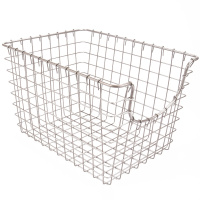 DOUBLE COSMOS 北欧ins铁艺收纳筐 茶几桌面零食收纳篮筐 厨房杂物水果收纳框 SYB217