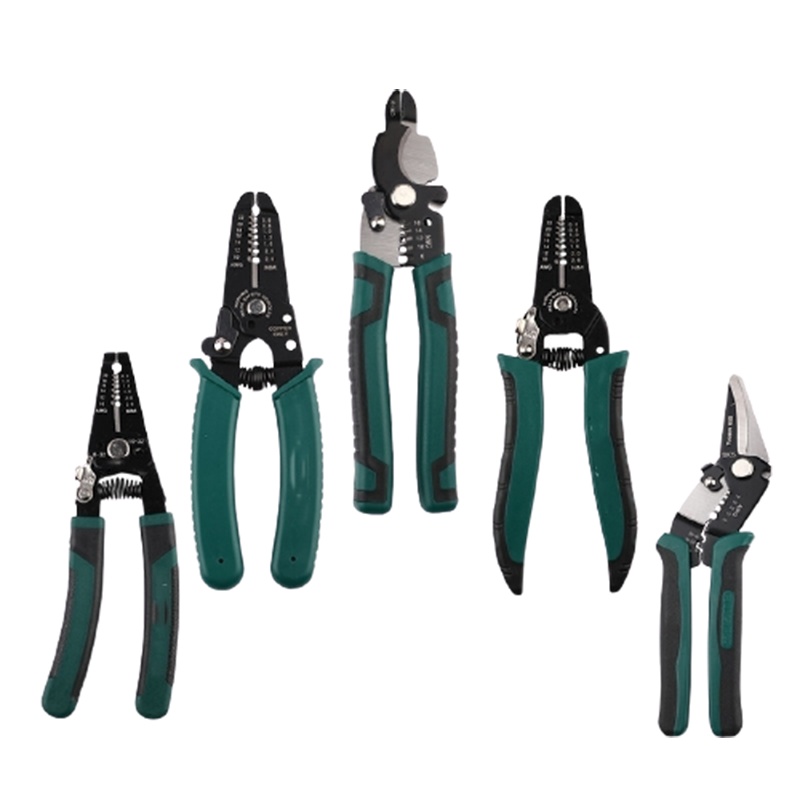 剥线钳多功能拨线钳阿斯卡利电工剥皮钳电缆剪刀电线破线扒线钳子 铁皮剪剥压线钳(全长225mm)