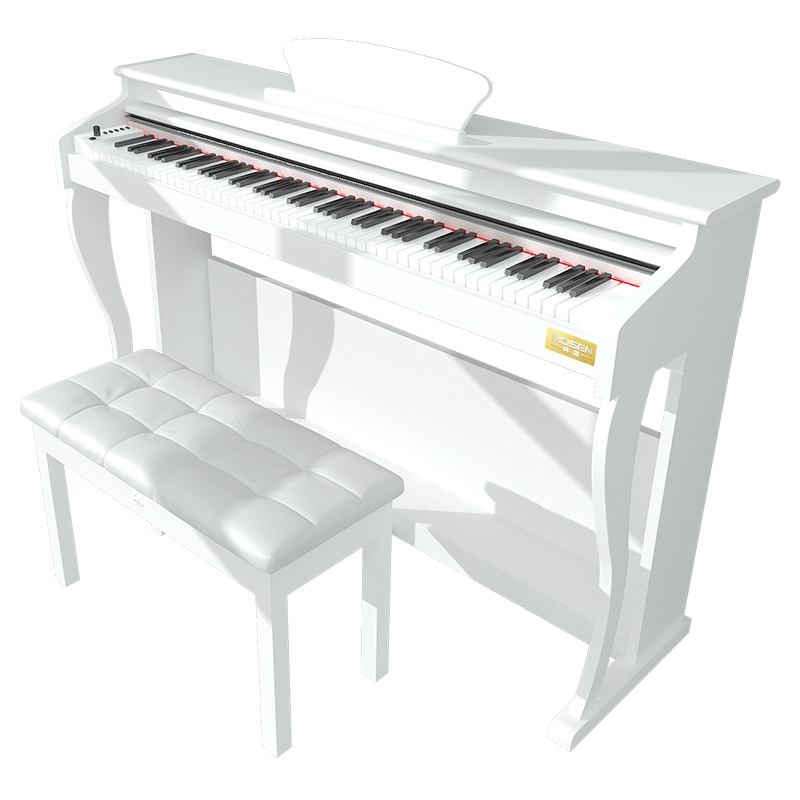 莫森(MOSEN)MS-108G智能钢琴 电钢琴 88键重锤数码钢琴 家用立式电钢琴 演奏级+原装琴架+三踏板+双人凳