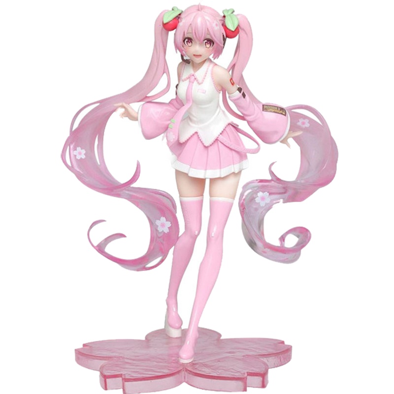 初音未来手办动漫玩具miku樱花初音景品二次元美少女模型摆件礼物