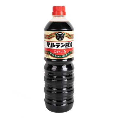 日本原装进口丸天浓口酿造酱油1000ml炒菜寿司烹调料理酱香浓郁