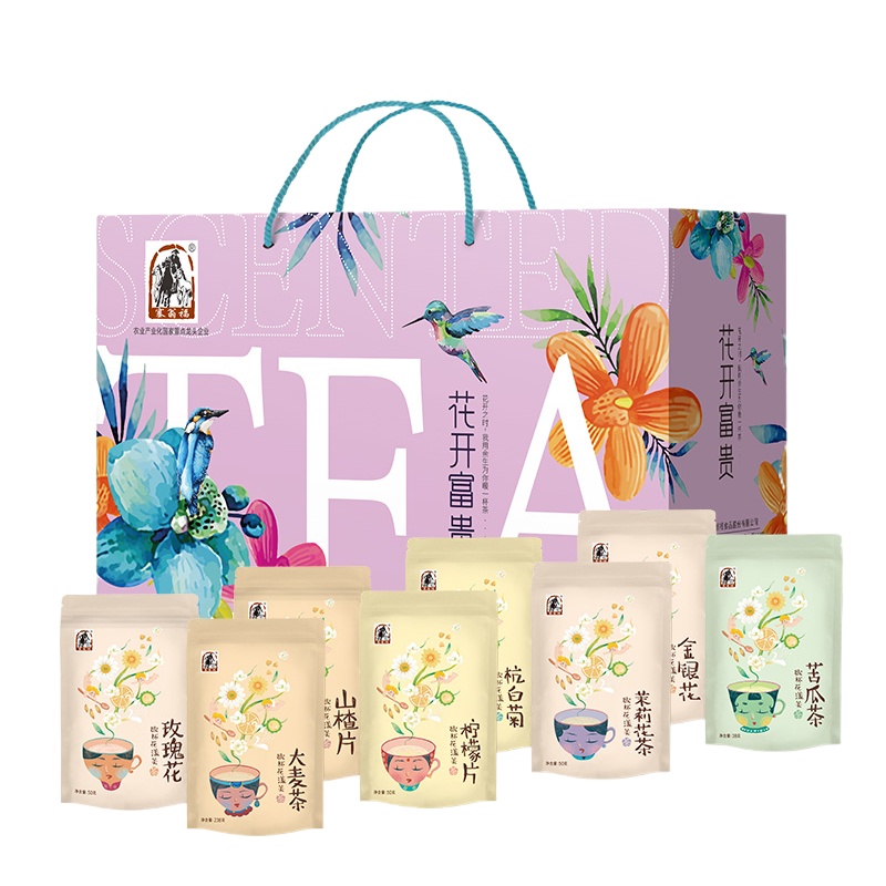 塞翁福 花开富贵花茶套盒 单盒价格