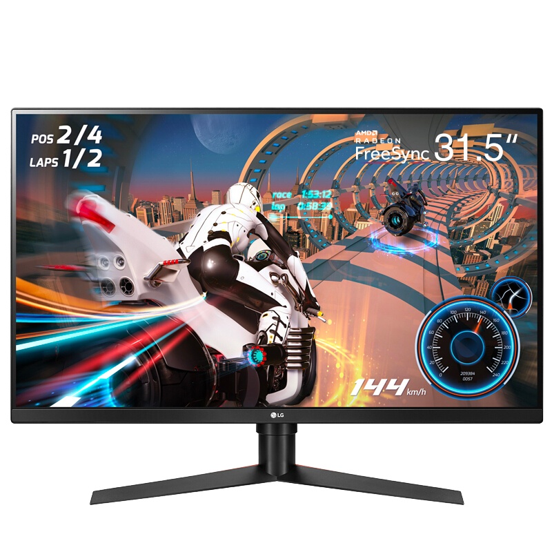 LG 32GK650F 31.5英寸2K 144Hz电竞1ms吃鸡游戏FreeSnyc升降旋转支架液晶电脑显示器