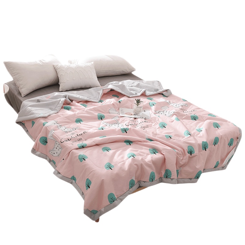 北极绒(Bejirog)家纺 纯棉空调被棉花被子 单人夏凉被双人可水洗居家宿舍全棉夏被薄被芯