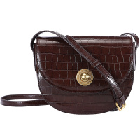 2019动物纹迷你马鞍包洋气百搭半圆单肩斜挎包潮