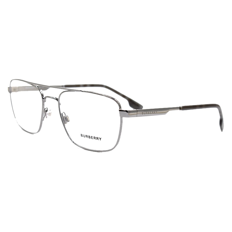 【免费配镜片】BURBERRY/博柏利 博柏利精神系列轻盈简约款都市达人双梁造型男士光学眼镜1340（适合亚洲人脸型）