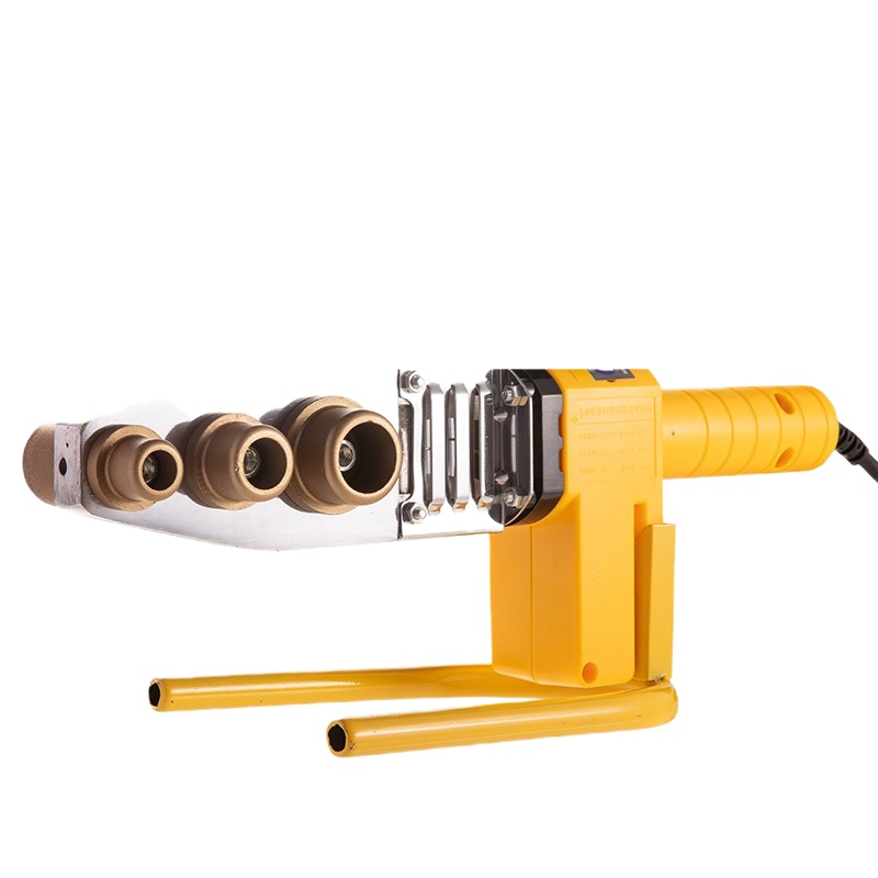 得力DL82032 PPR热熔器水管热熔机模头热容器水电工程热融热合焊接机家用PE20-63 800W热熔器3付模头