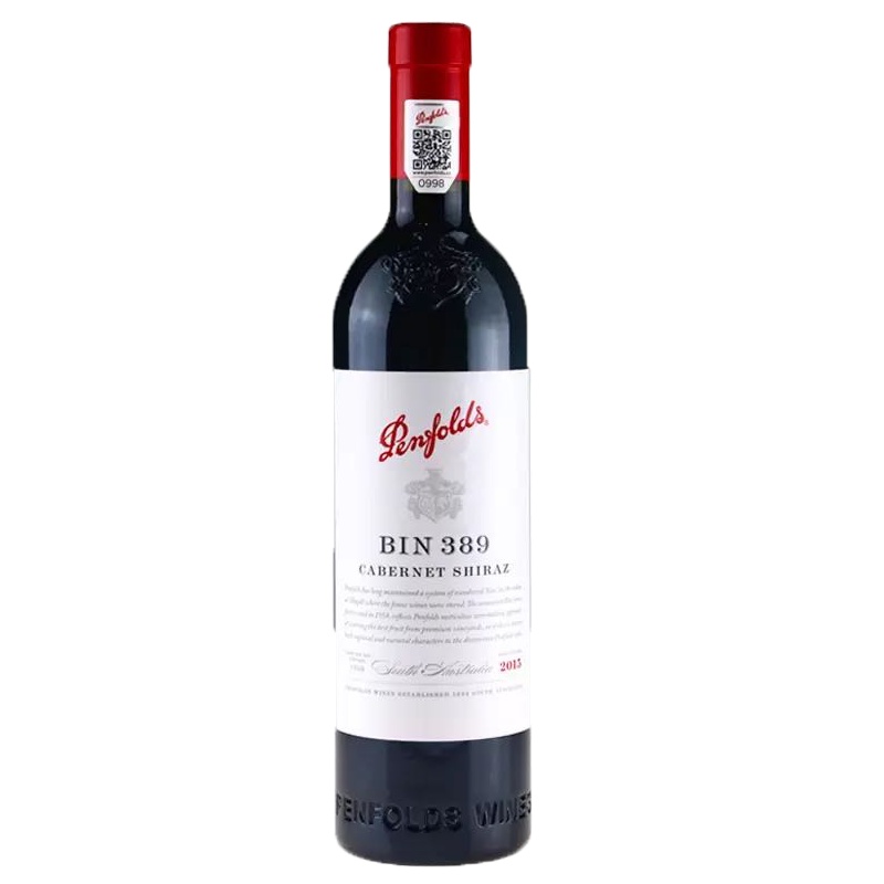 奔富(Penfolds ) BIN389赤霞珠设拉子干红葡萄酒 750ml 红酒 澳大利亚进口