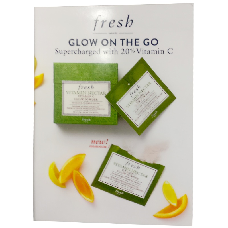 馥蕾诗(FRESH) 维他果萃维C亮活泡泡粉2*0.75g*5组