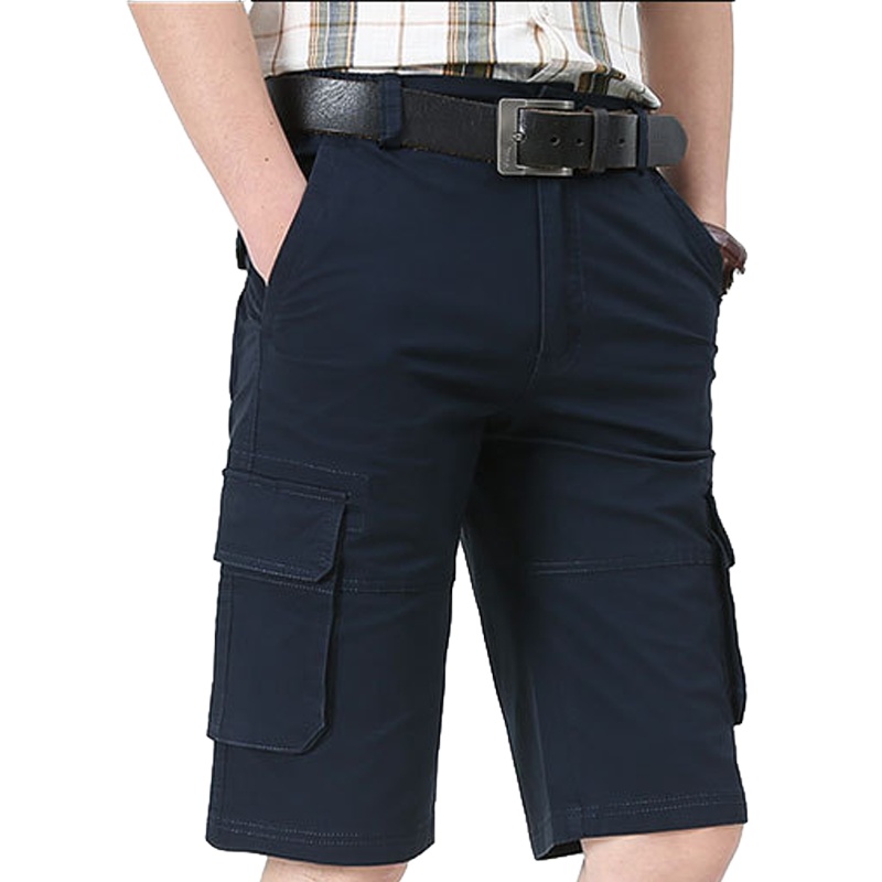 JEEP吉普男士夏季迷彩裤薄款透气运动休闲中裤宽松马裤五分裤时尚