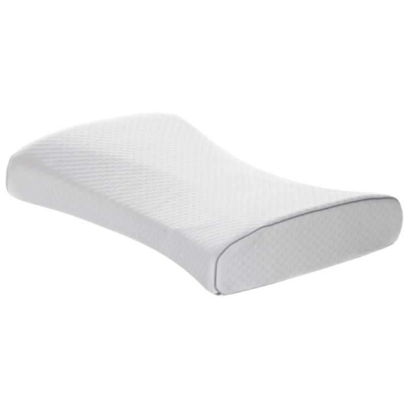 维科家纺 慢回弹护颈针织弯月弧形枕曲线颈椎枕头健康枕芯