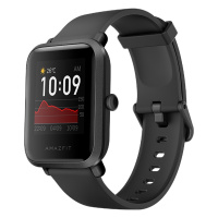 Amazfit 米动手表青春版 1S 华米科技出品 GPS定位 NFC 消息提醒 心率检测 碳黑色