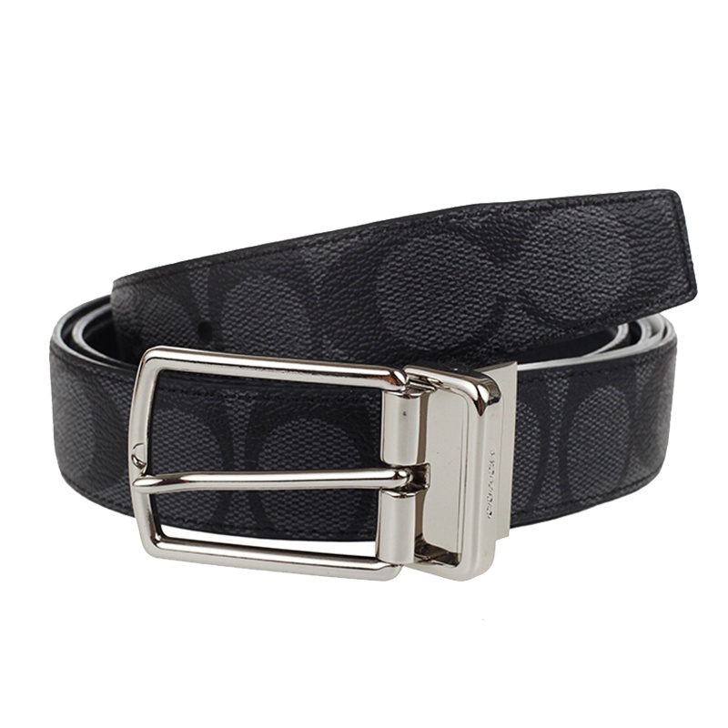 蔻驰(COACH) 男士经典帆布图层可裁剪腰带