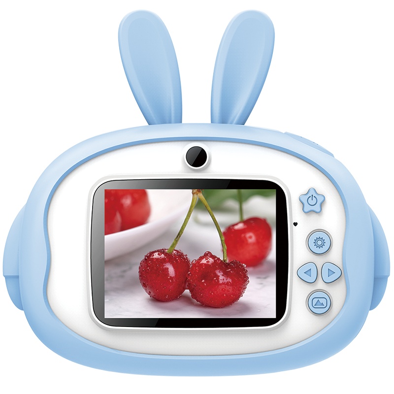 3Q宝贝 儿童相机兔子数码照相机 蓝色