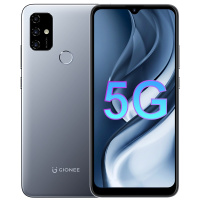 金立K7 6GB+64GB 银钻灰 5000mAh大电池快充 6.53英寸大屏 全网通5G手机 学生智能手机