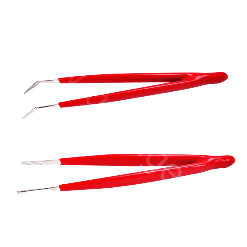 宝工 Pro'sKit 908-T301 绝缘型不锈钢镊子(2支组)145mm