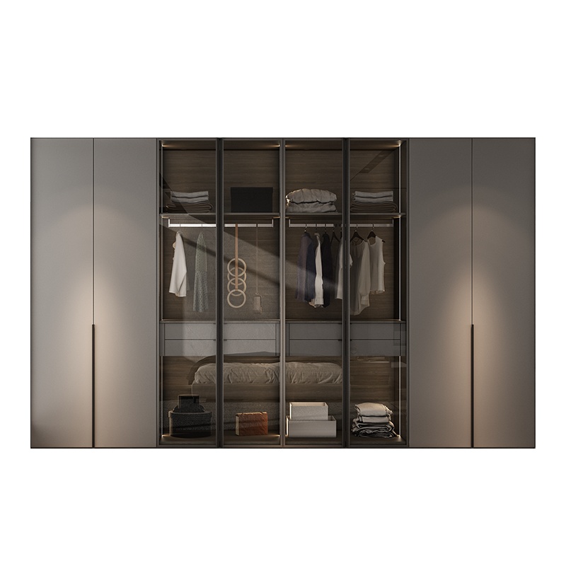 皮阿诺全屋定制衣帽间简约现代衣柜卧室衣柜整体组合定做移门家具定制预付金