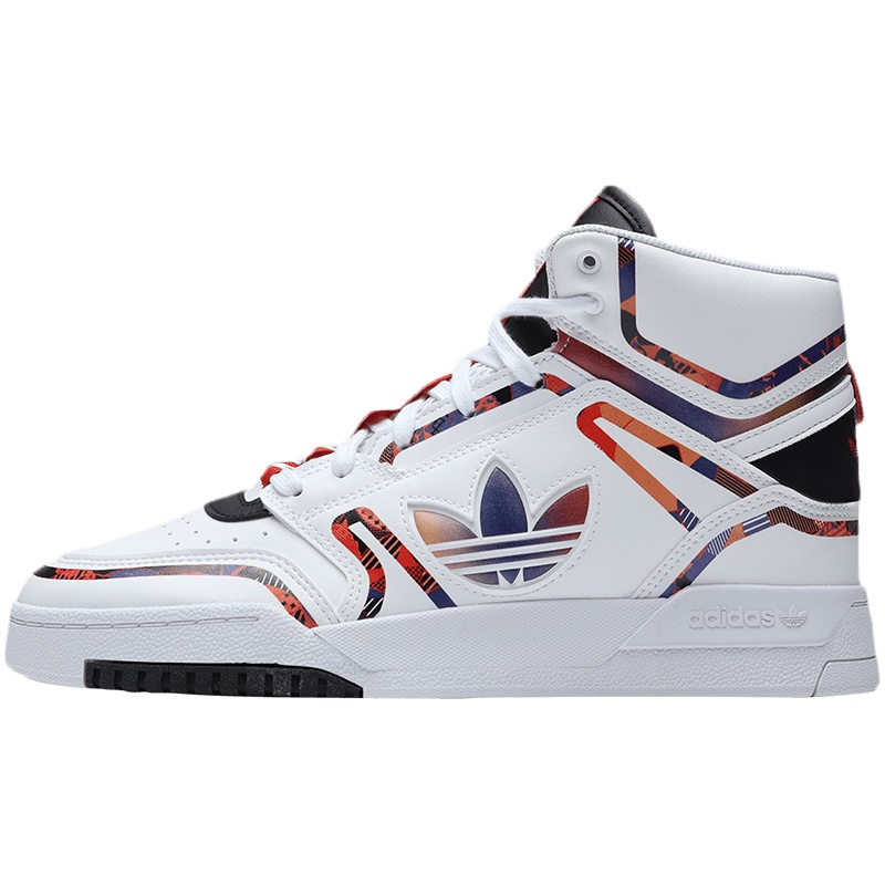 阿迪达斯三叶草男鞋板鞋2021新款高帮新年款板鞋休闲运动鞋Q47200..