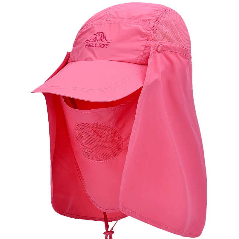 伯希和户外防晒帽子男女夏季垂钓钓鱼防紫外线防晒透气徒步沙漠防风沙渔夫帽遮阳骑行钓鱼帽