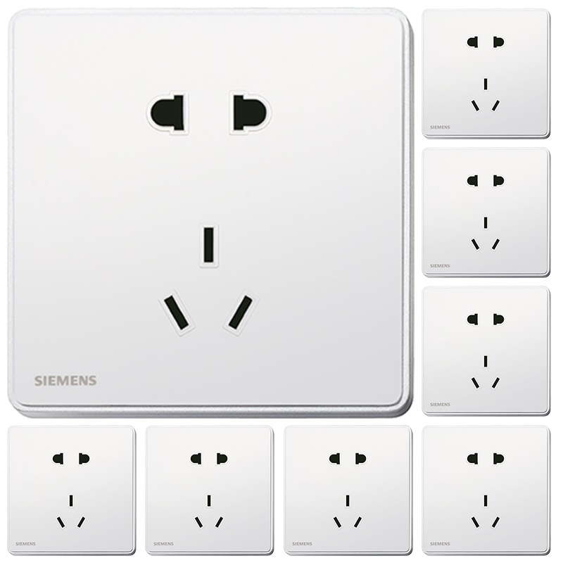 西门子(SIEMENS)各系列10A五孔十只装套装